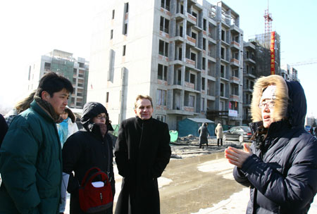 Foreign media tour Beijing Olympic venues