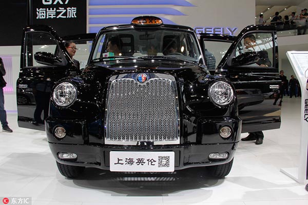 Geely to revolutionize London's black taxis