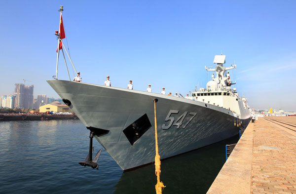 Missile escort ship Linyi will visit the US, Australia, and New Zealand with missile destroyer Qingdao and supply ship Hongzehu, beginning on Aug 20, 2013. Chinese navy to visit US, New Zealand, Australia