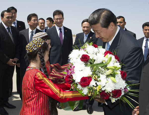 President Xi Jinping starts Central Asia tour President Xi Jinping starts Central Asia tour