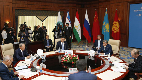The 13th Shanghai Cooperation Organization (SCO) summit is held in Bishkek, Kyrgyzstan, Sept 13, 2013. SCO summit promotes regional stability, cooperation