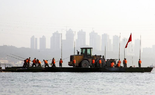 Chongqing conducts joint water rescue drill