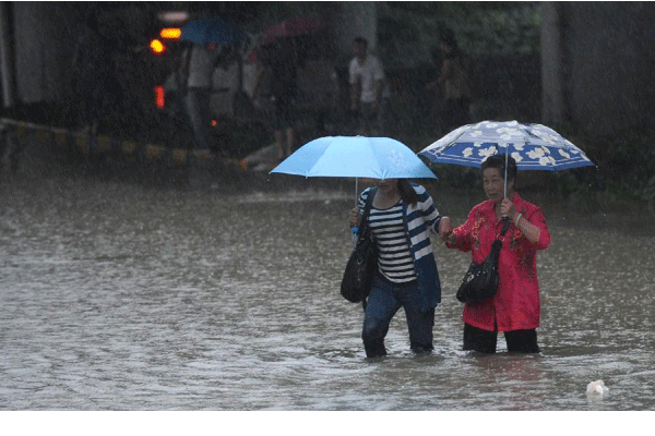 Red alert for torrential rain issued in Guiyang