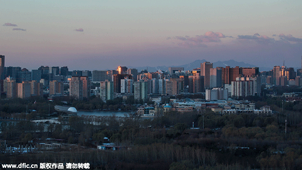 Beijing back to blue sky