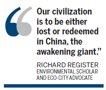 A green solution to China's urban futures Sustainable solutions to urban future