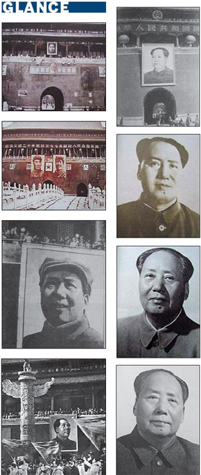 In the early decades of the founding of New China, the portrait image of Chairman Mao Zedong on Tian'anmen Rostrum was changed eight times. Face of 'heavenly peace'