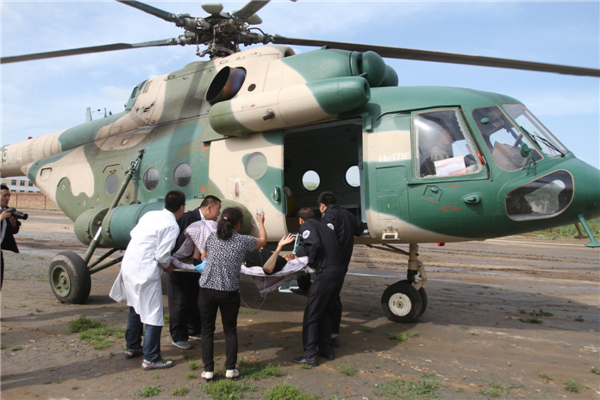 Seriously injured taken to Lanzhou for treatment Seriously injured taken to Lanzhou for treatment