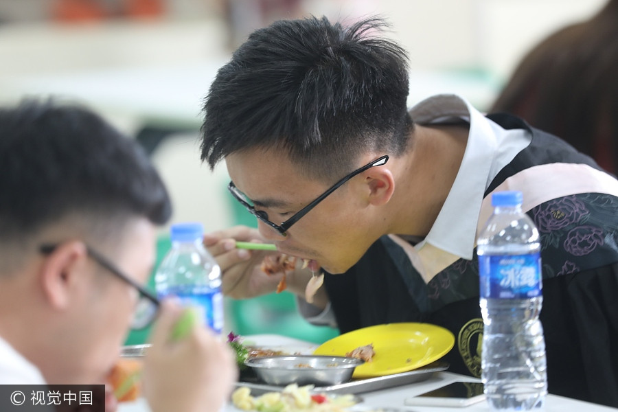 Last but best dinner for graduates in Jilin