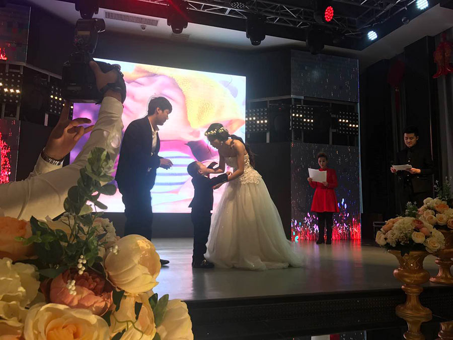 4-year-old boy with cancer gets 'married'