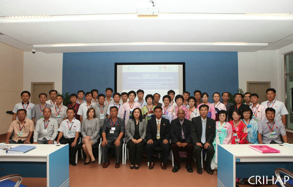 “以社區(qū)為基礎(chǔ)的非物質(zhì)文化遺產(chǎn)清單培訓(xùn)會”在朝鮮平壤舉行