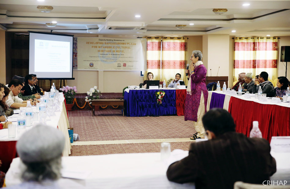 “非物質(zhì)文化遺產(chǎn)保護(hù)計(jì)劃制定培訓(xùn)班”在尼泊爾加德滿都舉辦