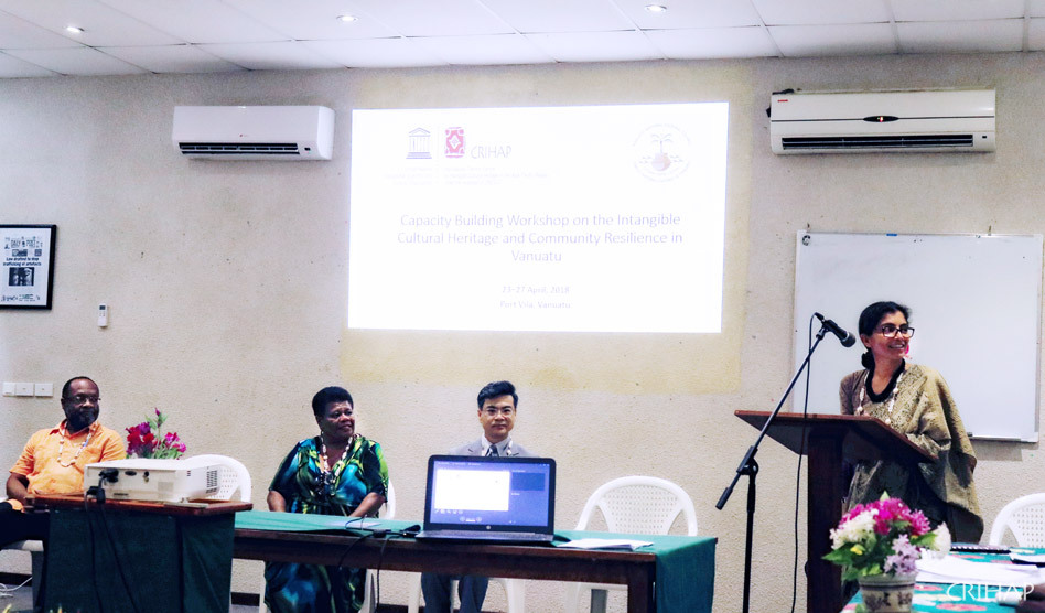 亞太中心在瓦努阿圖舉辦非遺保護(hù)能力建設(shè)培訓(xùn)班