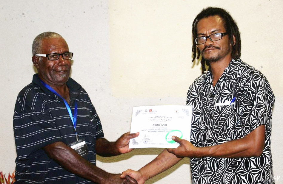 亞太中心在瓦努阿圖舉辦非遺保護(hù)能力建設(shè)培訓(xùn)班