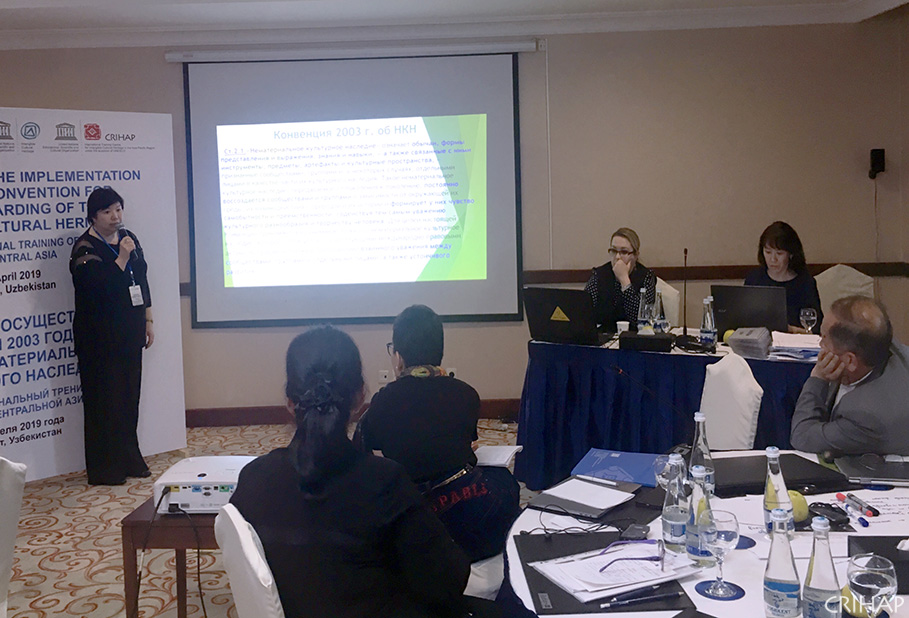 亞太中心為中亞地區(qū)舉辦第三期非遺師資培訓班