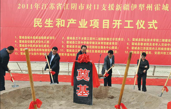 Huocheng thrives with outside help