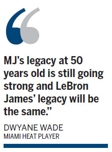 Like Mike? Peers see LeBron for own greatness