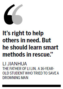 City bids farewell to young hero