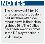 Celts avoid playoff sweep