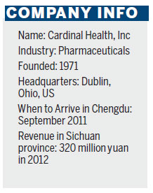 Cardinal Health spies opportunity in Sichuan
