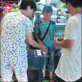 Selling watermelons: a boy's first taste of city life
