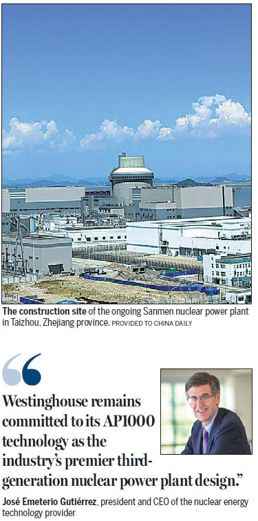 Westinghouse to deliver nuclear reactor in China