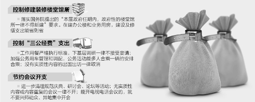 一般性支出統(tǒng)一減5% 中央機(jī)關(guān)錢咋省