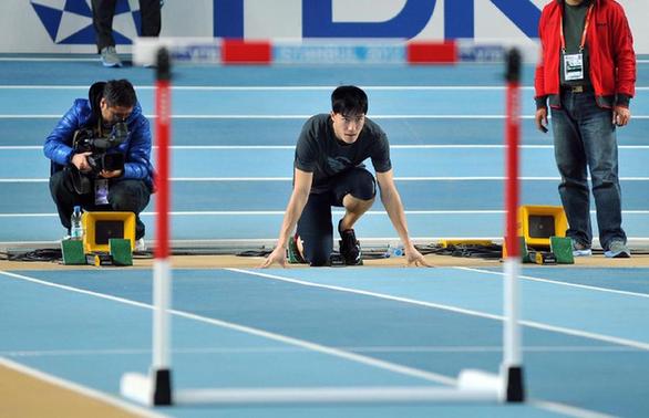 政協(xié)委員劉翔訓(xùn)練忙 備戰(zhàn)田聯(lián)室內(nèi)錦標(biāo)賽