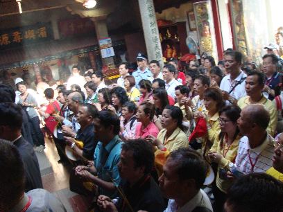 臺灣媽祖信眾舉行媽祖神像安座［組圖］