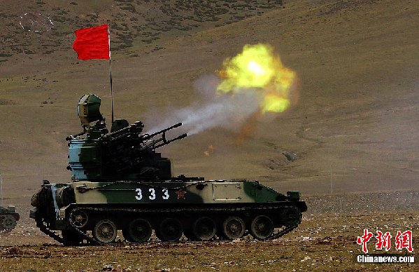 解放軍首次在高海拔高寒地區(qū)組織陸空聯(lián)合演習(xí)