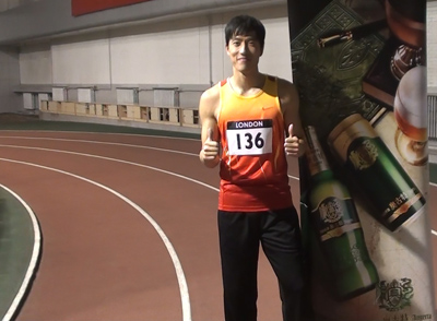 青島啤酒冠軍之隊(duì)領(lǐng)軍者劉翔奧運(yùn)年“第一跑”完勝羅伯斯