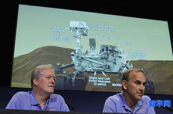 高清大圖：“好奇”號(hào)火星車即將登陸火星