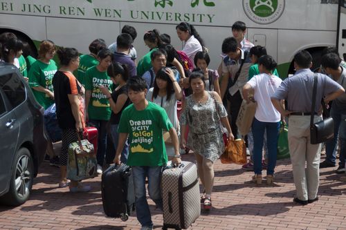 北京人文大學(xué)2013年迎新工作正式拉開(kāi)序幕