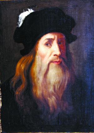 達(dá)芬奇自畫像將來華 或?yàn)樽詈笠淮纬鰢褂[