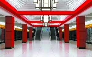 古典風(fēng)格車站10月亮相 地鐵15號線飄揚(yáng)