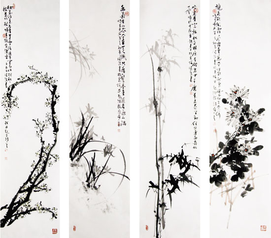 由東方水墨舉辦的書畫展覽在北京皇城藝術(shù)館隆重開幕