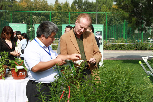 駐華外交使節(jié)在朝陽體驗中醫(yī)藥文化
