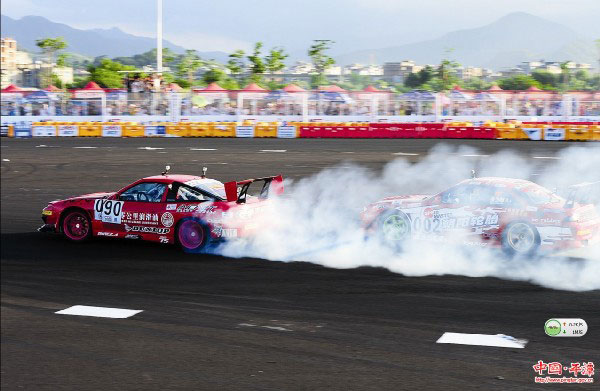 中國汽車飄移錦標賽昨日決賽
