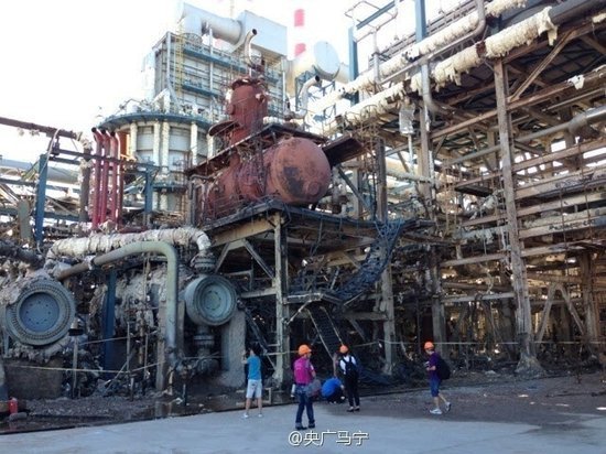 官方稱福建古雷石化爆炸事故未造成污染(圖)