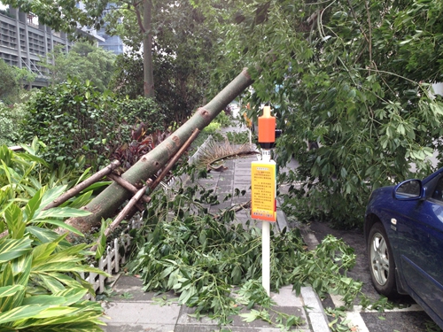臺風“潭美”在福清沿海登陸