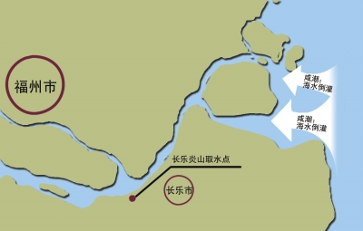 長(zhǎng)樂自來水又黃又咸 專家稱閩江挖沙加劇咸潮入侵