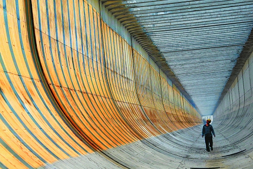 沙河渡槽展雄姿