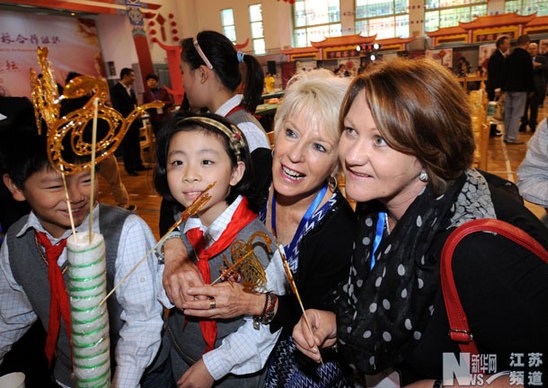 南京“漢推”論壇:外國教師體驗中國民間文化