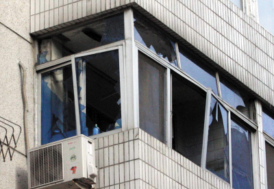 高壓鍋爆炸 廚房玻璃炸稀碎