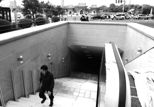 沈陽；北陵地下通道下月啟用 坐滾梯2分鐘過馬路