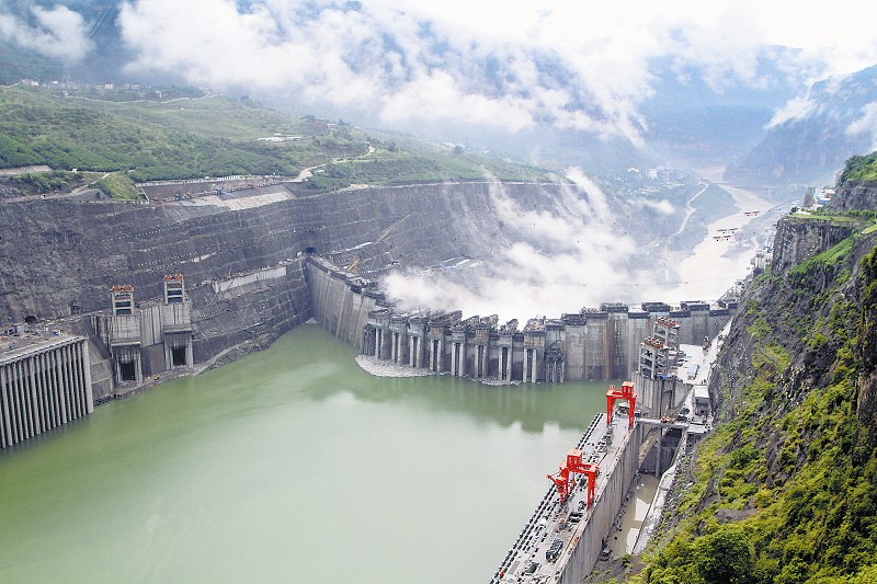 金沙江第一大水庫(kù)形成