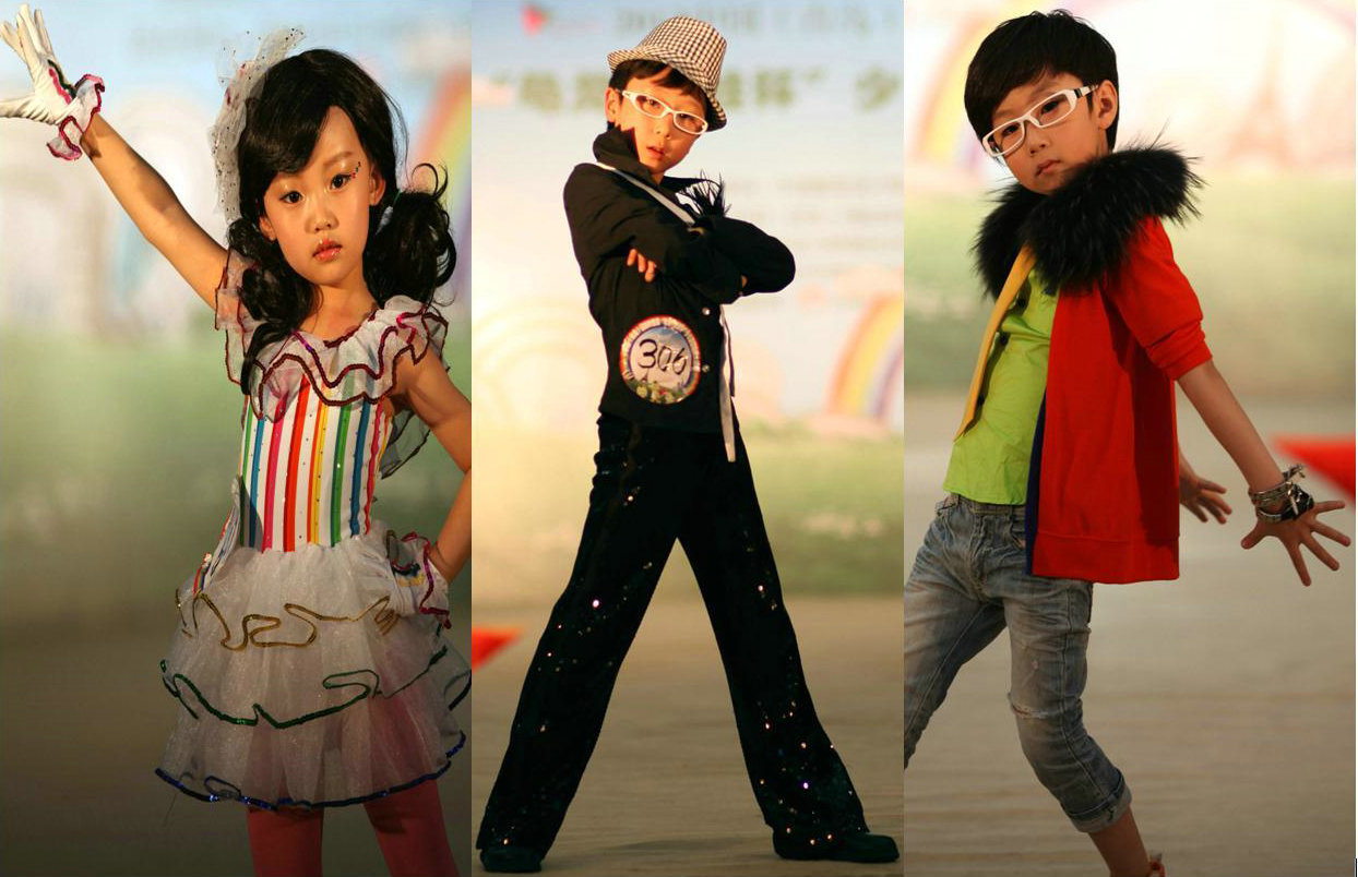 數(shù)百名兒童角逐青島國際時(shí)裝周