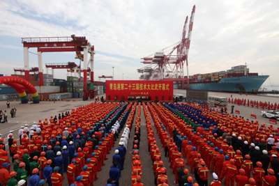 青島港集團(tuán)一年一度的職工技術(shù)大比武拉開序幕