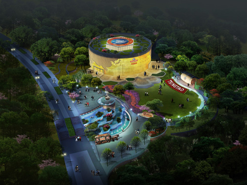 青島世園會(huì)青啤展園舉行奠基儀式