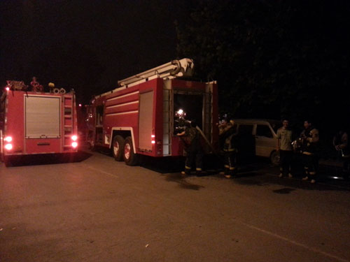 濟(jì)南市一家具廠發(fā)生火災(zāi)