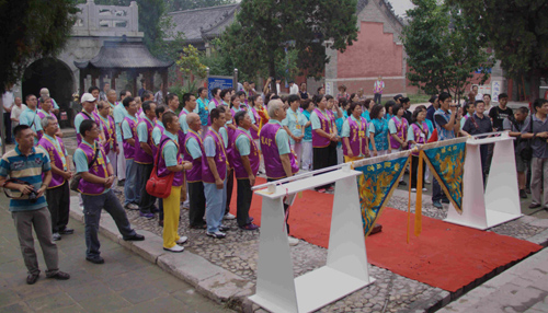 百名臺灣信眾匯聚山東泰安舉行祈安法會